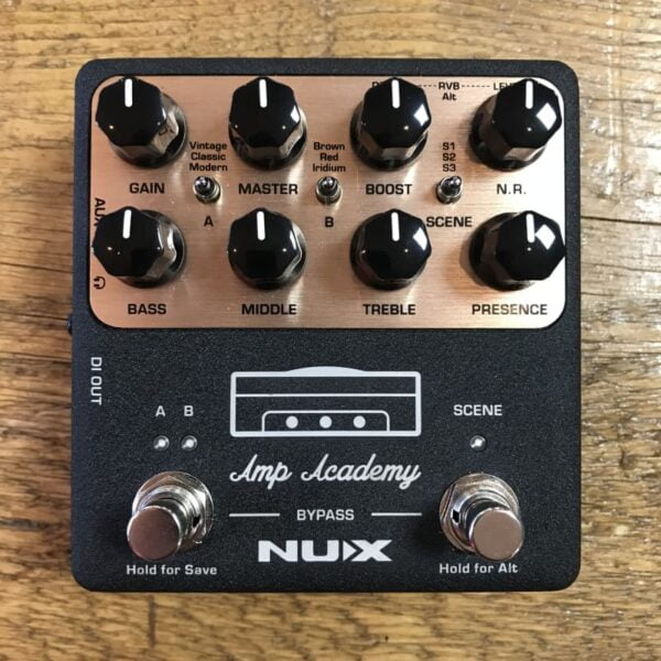2022 - Present NuX NGS-6 Amp Academy Black / Gold - Used Nux                Guitar Effect Pedal