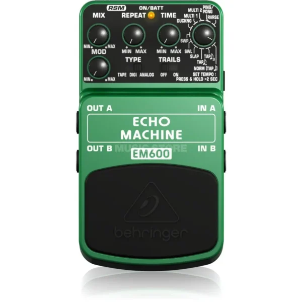 2010s Behringer EM600 Echo Machine Pedal Standard - used Behringer                   Guitar Effect Pedal