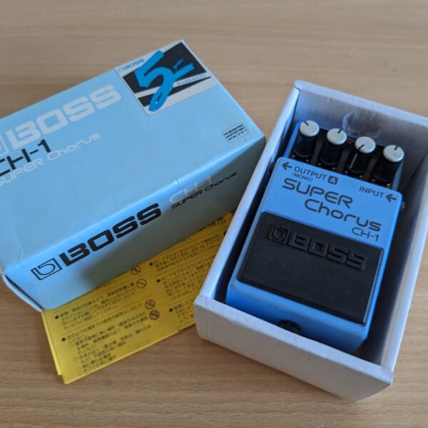 1989 - 2001 Boss CH-1 Super Chorus (Blue or Pink Label) Blue - used Boss                     Analogue Guitar Effect Pedal
