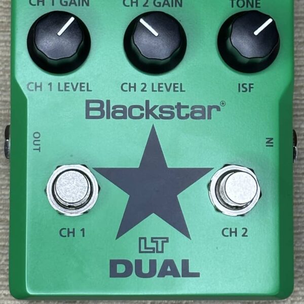 2010s Blackstar LT Dual Green - used Blackstar                 Distortion     Guitar Effect Pedal