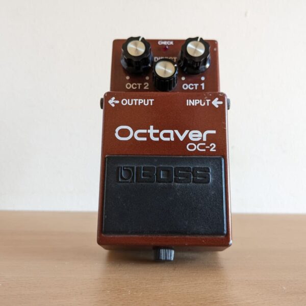 1982 - 1984 Boss OC-2 Octaver (Black Label) Brown - used Boss          Octave            Guitar Effect Pedal