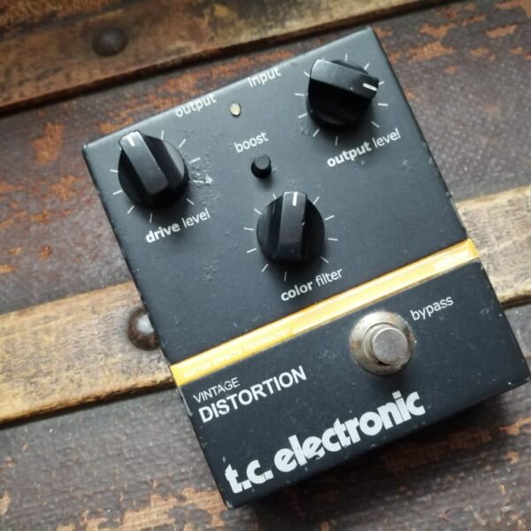 1990s TC Electronic Vintage Distortion Black - used TC Electronic            Distortion       Guitar Effect Pedal