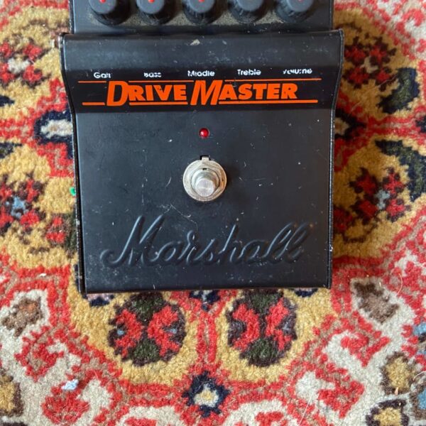 1990s Marshall Drive Master Black - Used Marshall                Guitar Effect Pedal