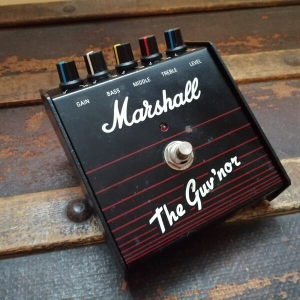 1990 Marshall Guv'nor Black - Used Marshall                Guitar Effect Pedal