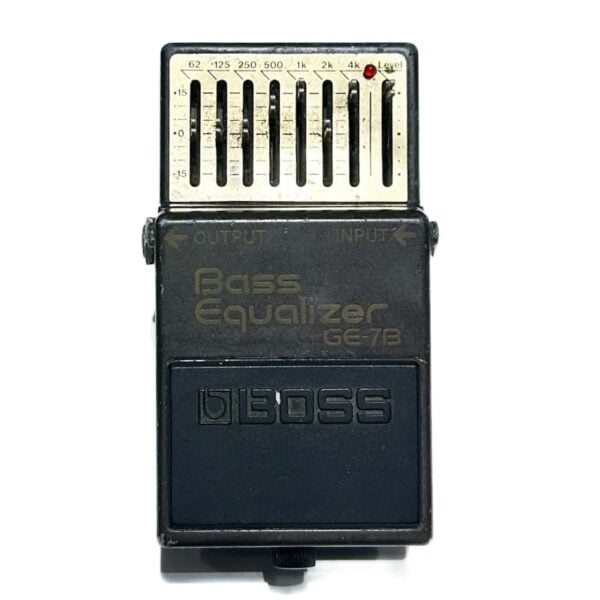 1987 - 1992 Boss GE-7B Bass Equalizer (Black Label) Brown - used Boss             EQ      Guitar Effect Pedal