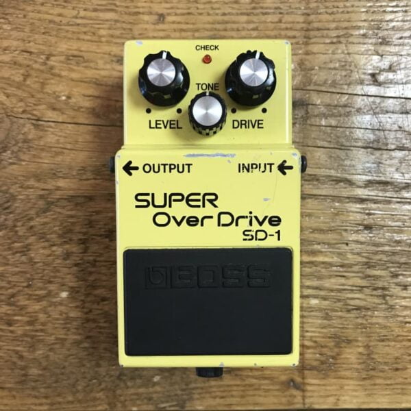 1997 - Present Boss SD-1 Super OverDrive (Silver Label) Yellow - used Boss         Overdrive             Guitar Effect Pedal