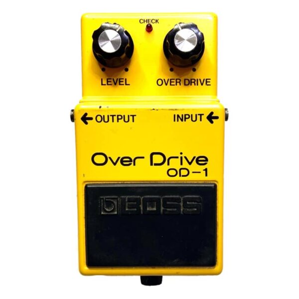 1980s Boss OD-1 Yellow - used Boss                   Guitar Effect Pedal
