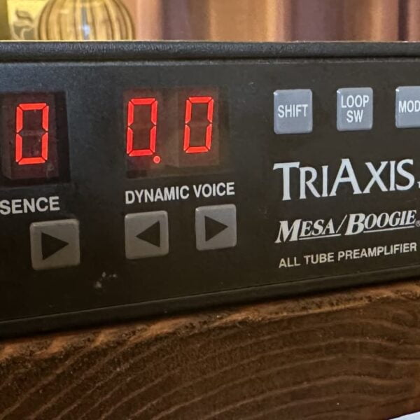 1990 - 2016 Mesa Boogie V2.0 TriAxis Programmable Pre-Amp Black - Used Mesa Boogie                Guitar Effect Pedal