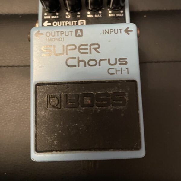 1989 Boss CH-1 Super Chorus Matte Blue - used Boss    Stereo              Chorus    Guitar Effect Pedal