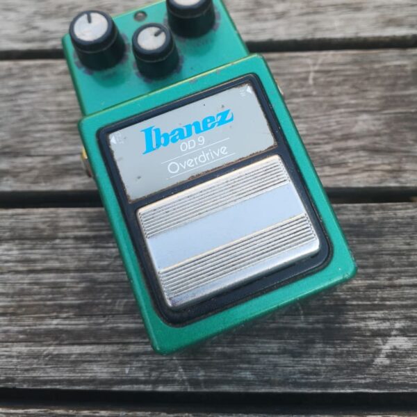 1980s Ibanez OD9 Overdrive Green - used Ibanez       Overdrive     Fuzz       Guitar Effect Pedal