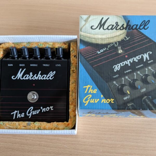 1990 Marshall Guv'nor Black - Used Marshall                Guitar Effect Pedal