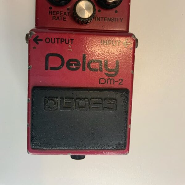 1981 - 1984 Boss DM-2 Delay (Black Label) Pink - used Boss               Delay    Guitar Effect Pedal