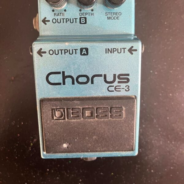 1982 - 1984 Boss CE-3 Chorus Blue - Used Boss           Chorus     Guitar Effect Pedal