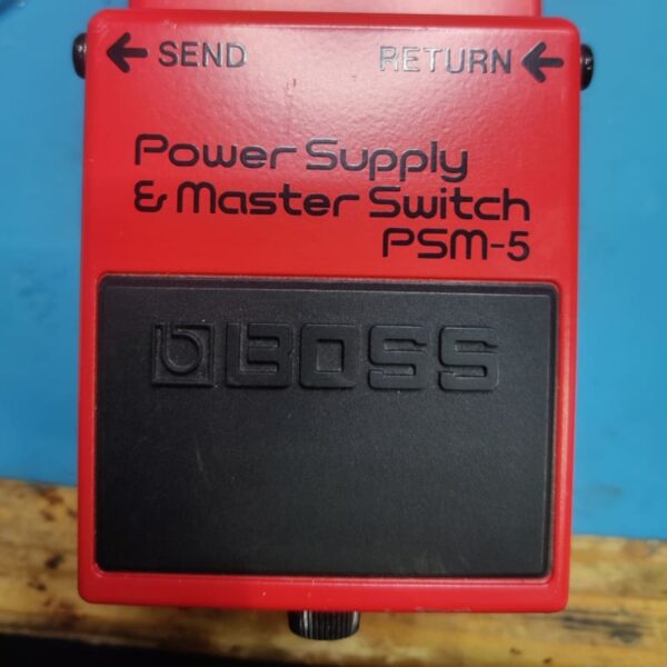 1991 - 1999 Boss PSM-5 Power Supply & Master Switch (Red L... - used Boss        Power Supply              Guitar Effect Pedal