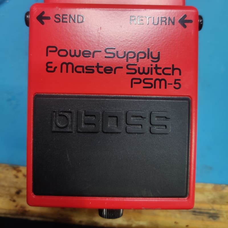 1991 - 1999 Boss PSM-5 Power Supply & Master Switch (Red L