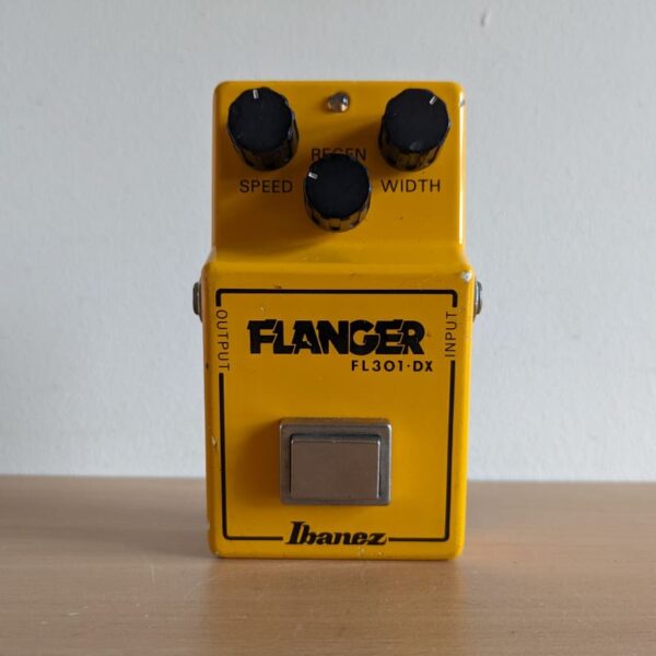 1980s Ibanez FL-301DX Flanger Yellow - used Ibanez         Flanger          Guitar Effect Pedal