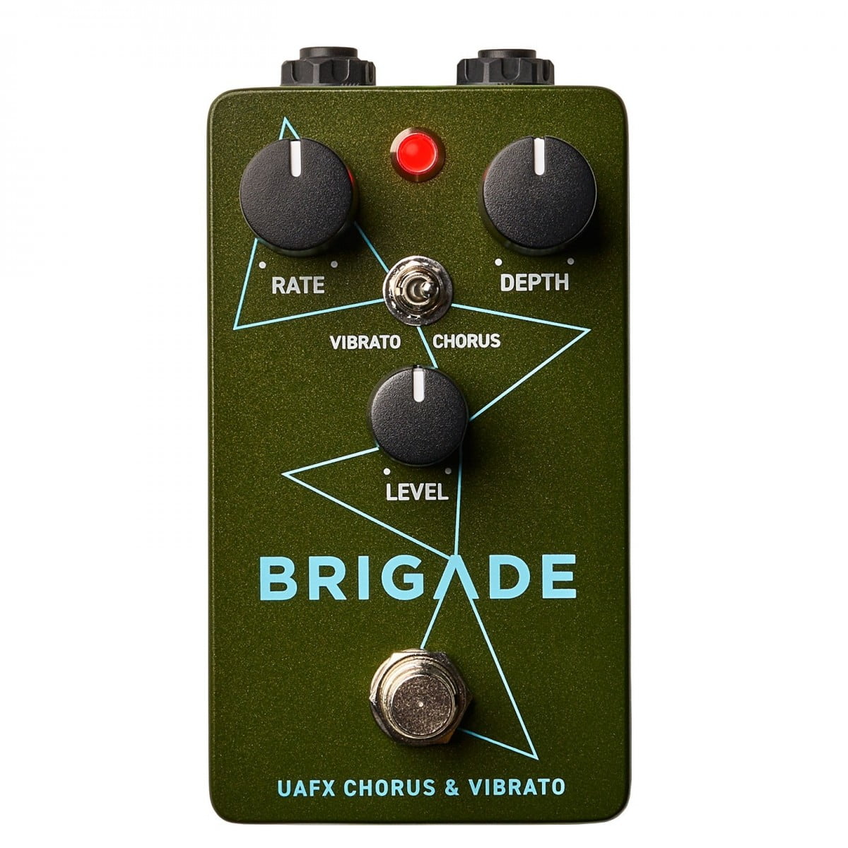 Universal Audio Brigade Chorus & Vibrato - New Universal Audio     Preamp  Volume Vibrato    Modulation        Chorus Boost  Analogue Guitar Effect Pedal