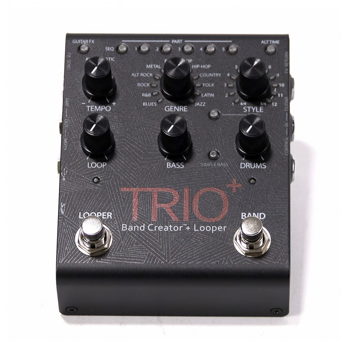 DigiTech TRIO+ Band Creator Pedal - Secondhand - New Digitech Power Supply                       Guitar Effect Pedal