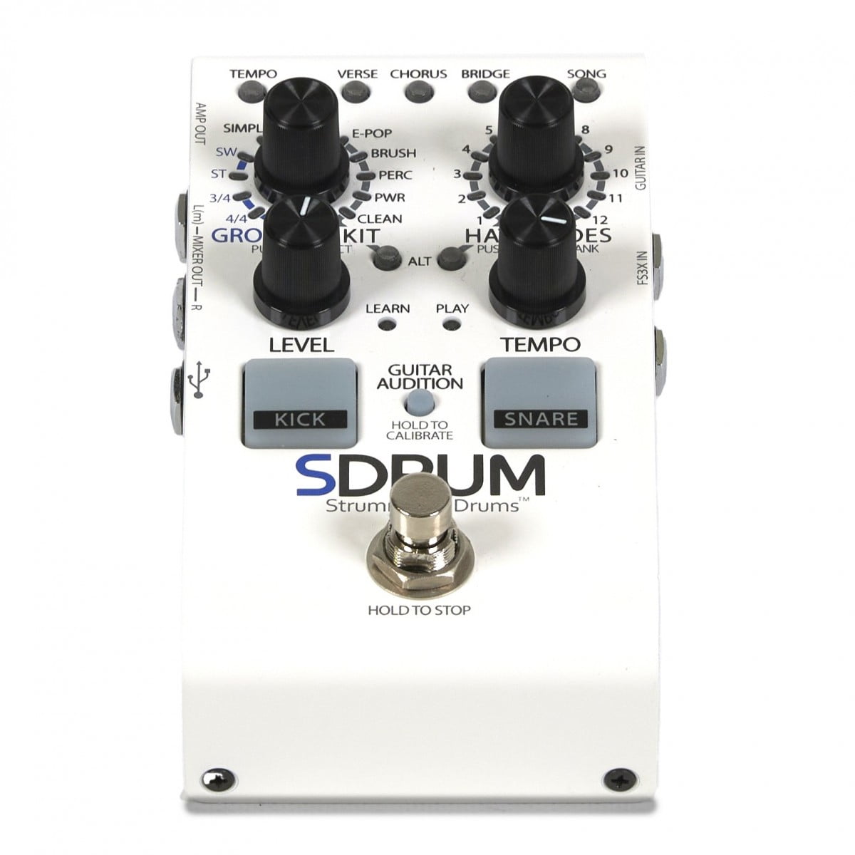 Digitech SDRUM Strummable Drums Pedal - Secondhand - New Digitech Power Supply                       Guitar Effect Pedal