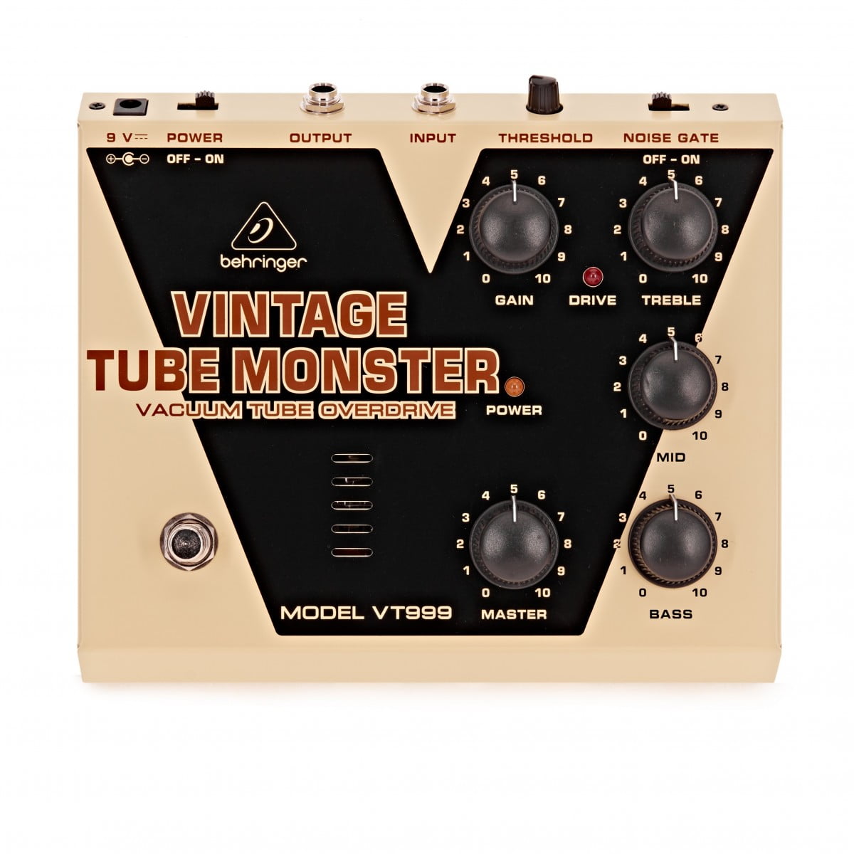 Behringer VT999 Vintage Tube Monster Effects Pedal - New Behringer            Noise Gate EQ   Distortion     Bass   Guitar Effect Pedal