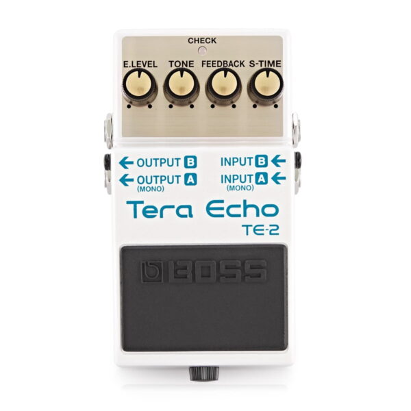 Boss TE-2 Tera Echo Guitar Effects Pedal - New Boss Volume Stereo Reverb EQ Echo Delay Guitar Effect Pedal