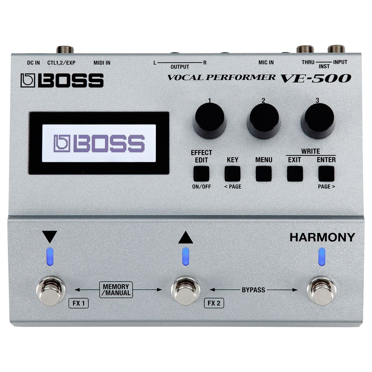 Boss VE-500 Vocal Performer - New Boss                Pitch        Guitar Effect Pedal