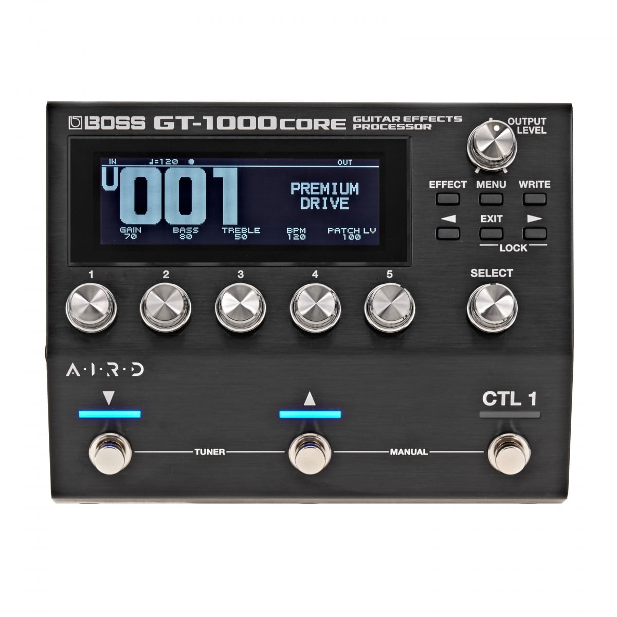 Boss GT-1000Core Guitar Effects Processor - New Boss       Reverb     Processor     Delay  Chorus     Guitar Effect Pedal