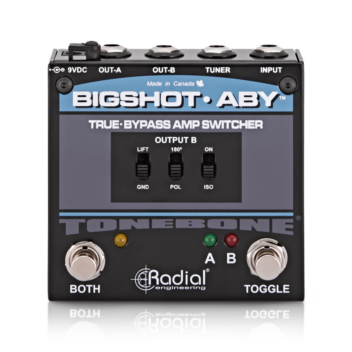 Radial Tonebone BigShot ABY True Bypass Switcher - New Radial         Stereo          Guitar Effect Pedal