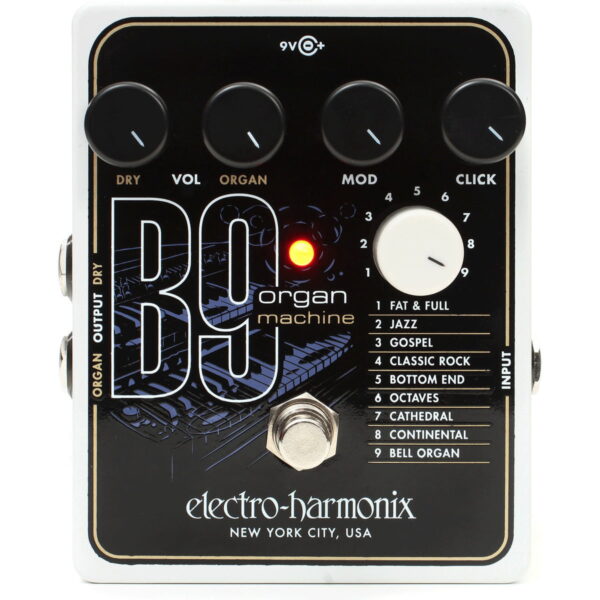 Electro Harmonix B9 Organ Machine - New Electro Harmonix Guitar Effect Pedal