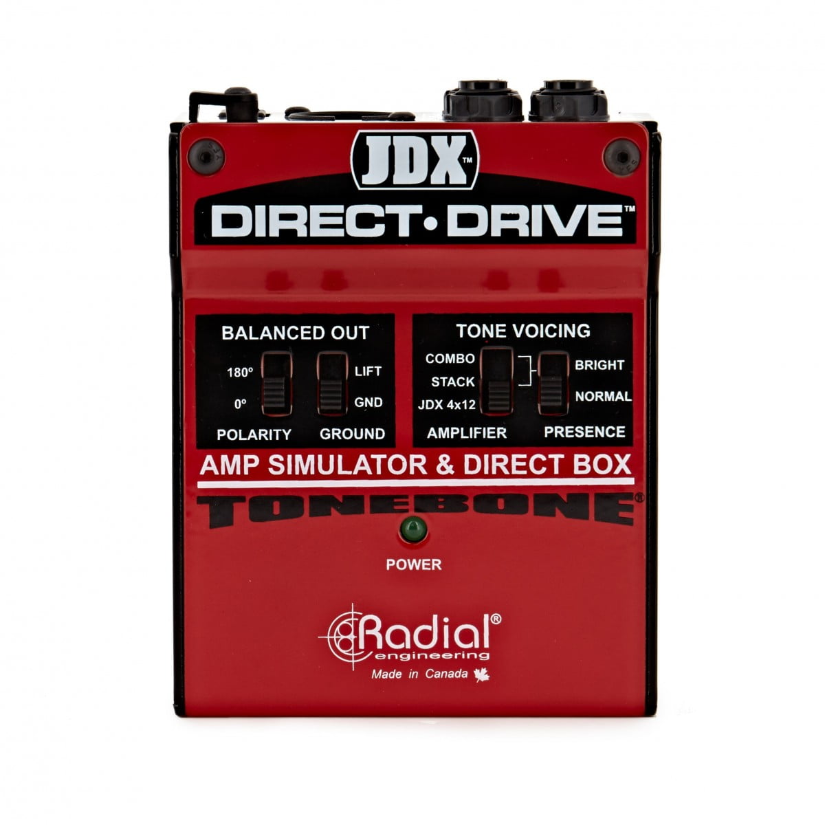 Radial JDX Direct Drive Amp Emulator And DI Box - New Radial        Synthesizer                Guitar Effect Pedal