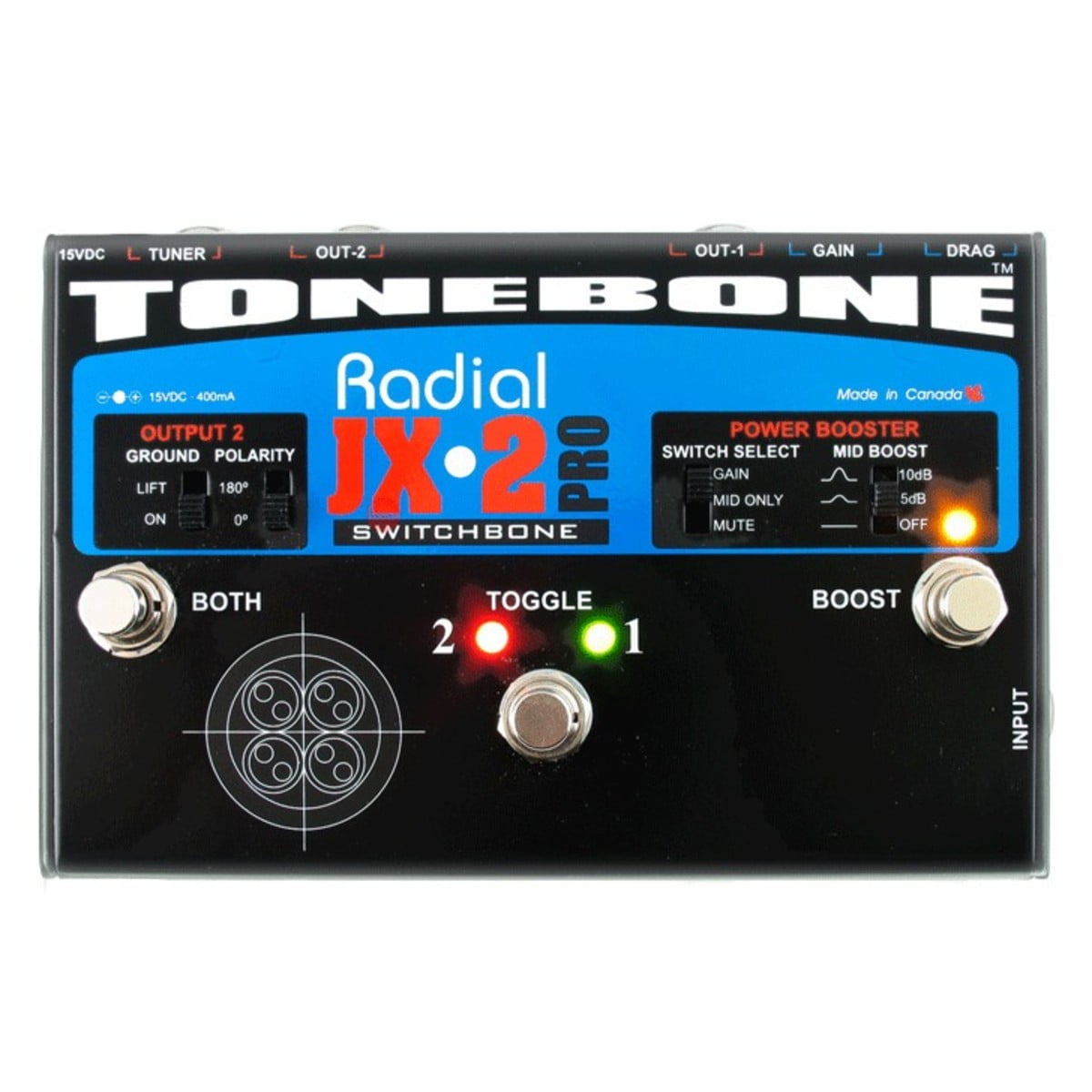 Radial Tonebone Switchbone ABY Switcher - New Radial               Boost  Distortion  Guitar Effect Pedal