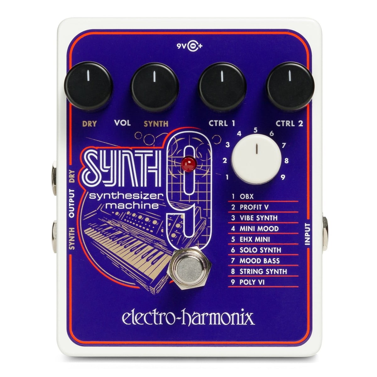Electro Harmonix Synth 9 Synthesizer Machine - New Electro Harmonix        Synthesizer                Guitar Effect Pedal