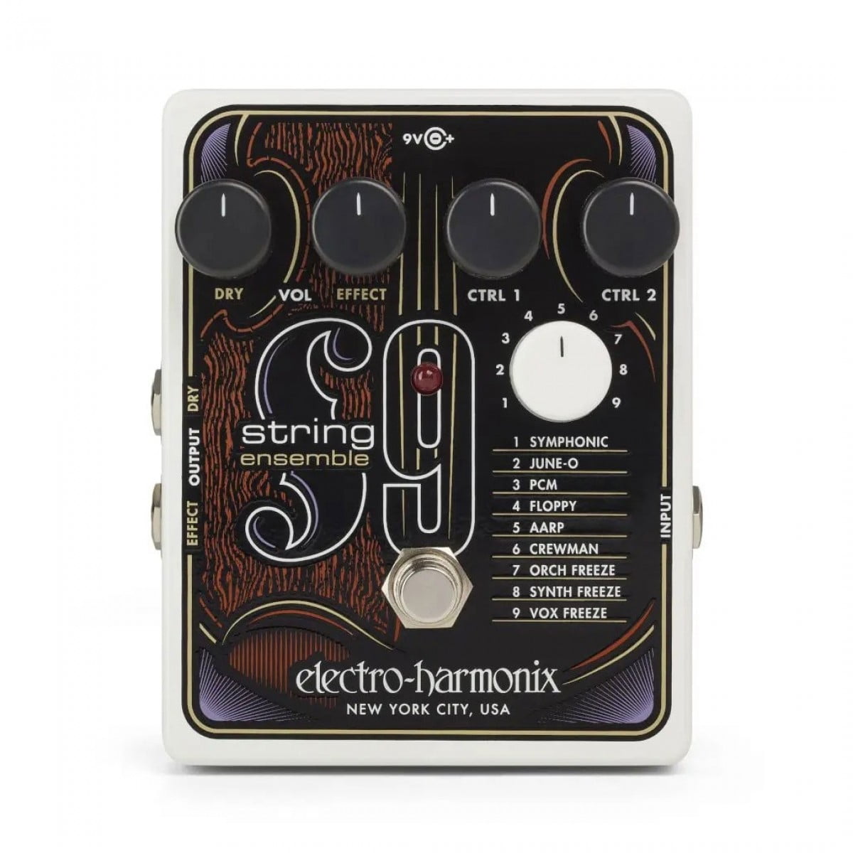 Electro Harmonix STRING9 String Ensemble / Synthesizer - New Electro Harmonix        Synthesizer              Analogue  Guitar Effect Pedal