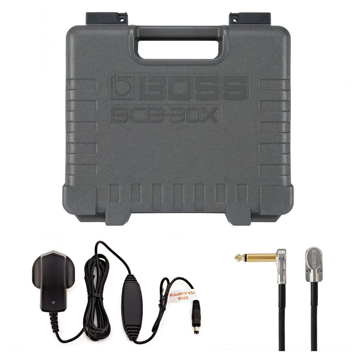 Boss BCB-30X Pedalboard with Power Supply and Patch Cables - New Boss Power Supply                       Guitar Effect Pedal
