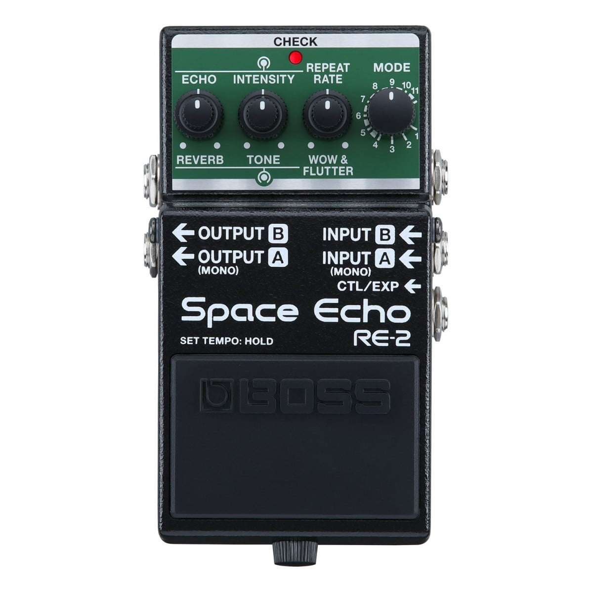 Boss RE-2 Space Echo Pedal - New Boss            Modulation    Echo  Delay      Guitar Effect Pedal