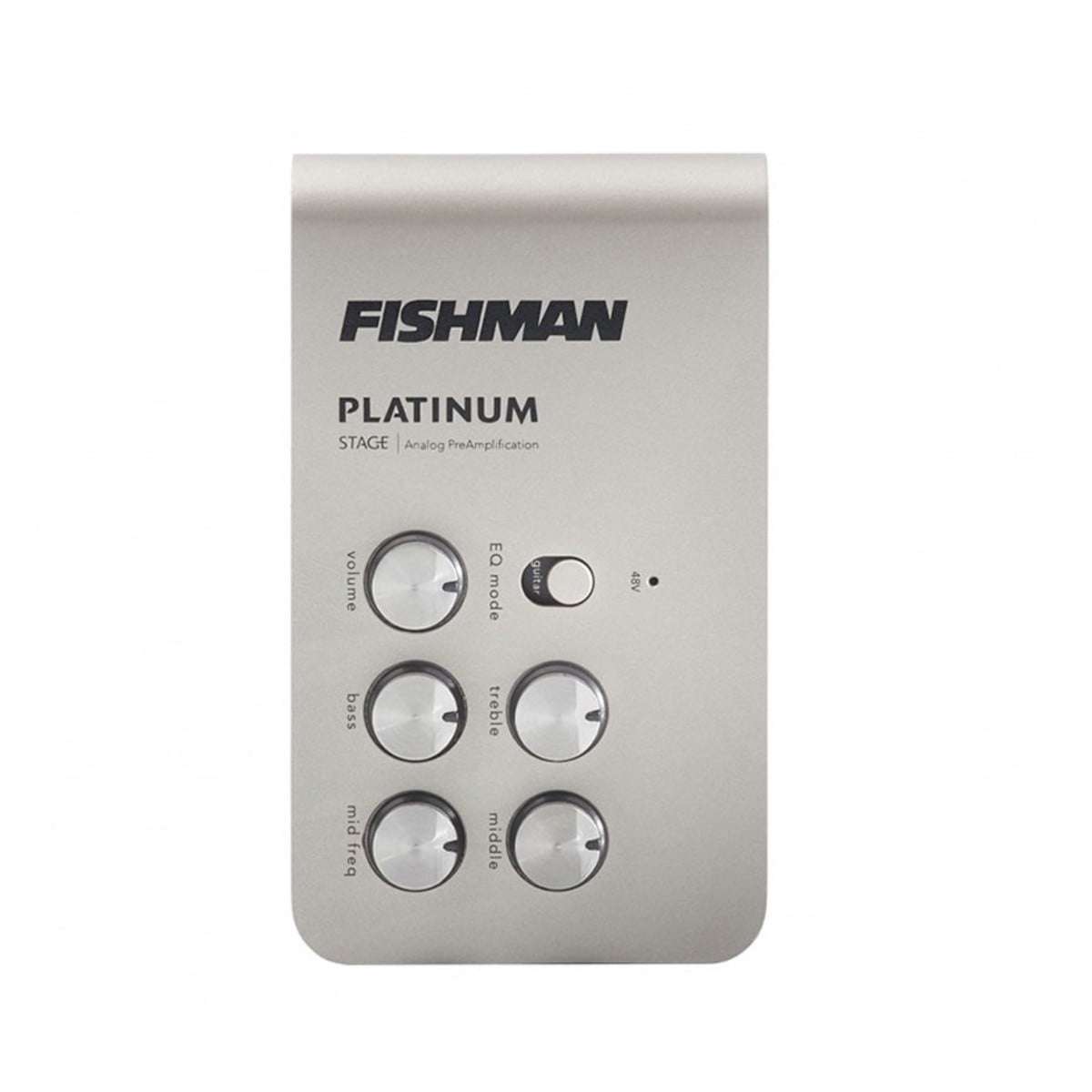 Fishman Platinum Stage EQ/DI Analog Preamp - New Fishman       Volume Preamp     EQ   Distortion    Boost Bass Analogue Acoustic Guitar Guitar Effect Pedal