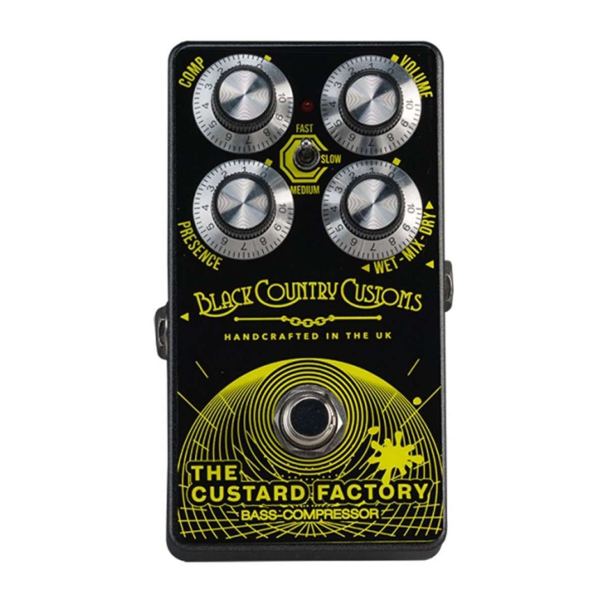 Laney Black Country Customs The Custard Factory Bass Compressor - New Laney                   Guitar Effect Pedal