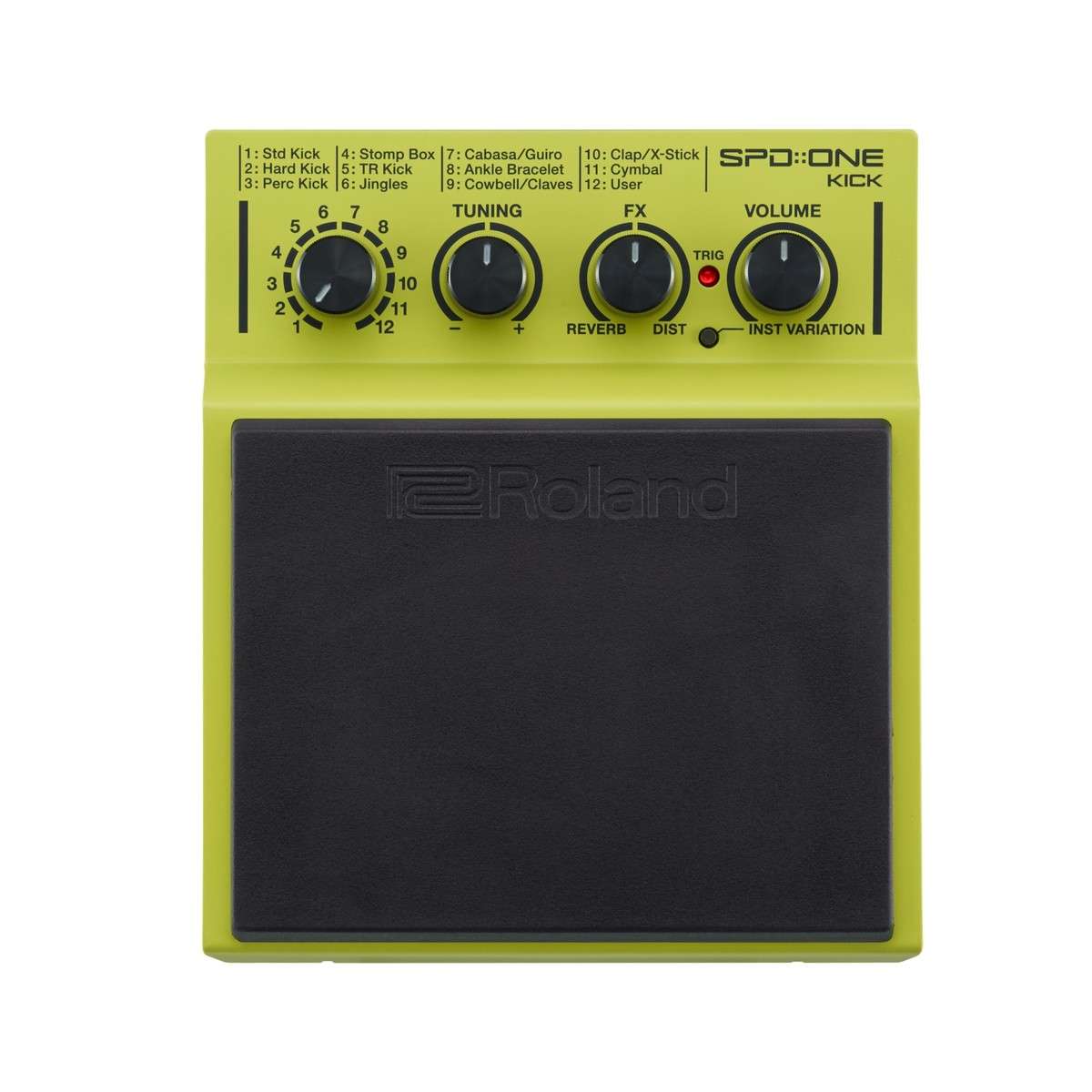 Roland SPD:ONE KICK Trigger Pad - New Roland                   Guitar Effect Pedal