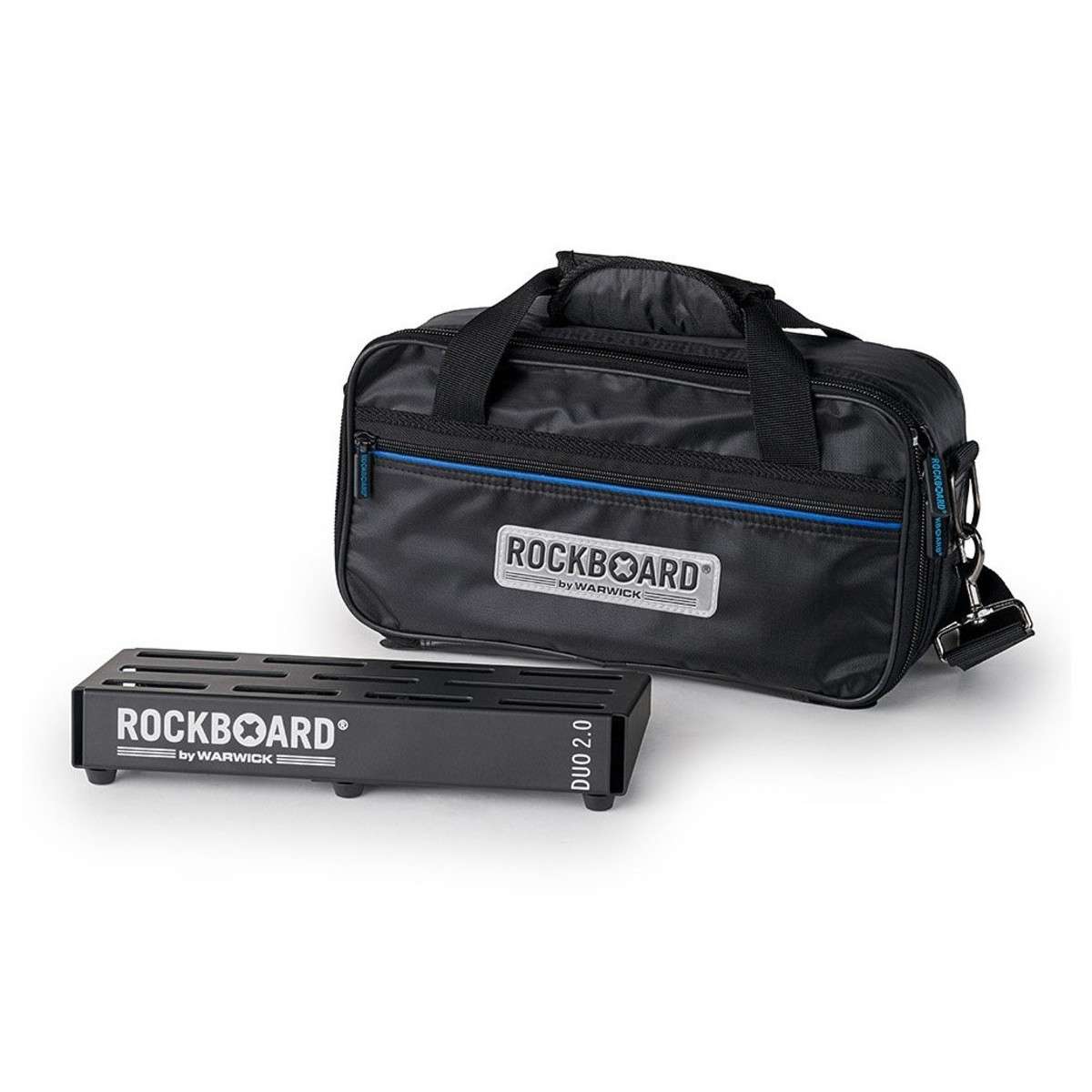 RockBoard By Warwick B 2.0 DUO B Pedalboard & Bag - New Warwick                   Guitar Effect Pedal