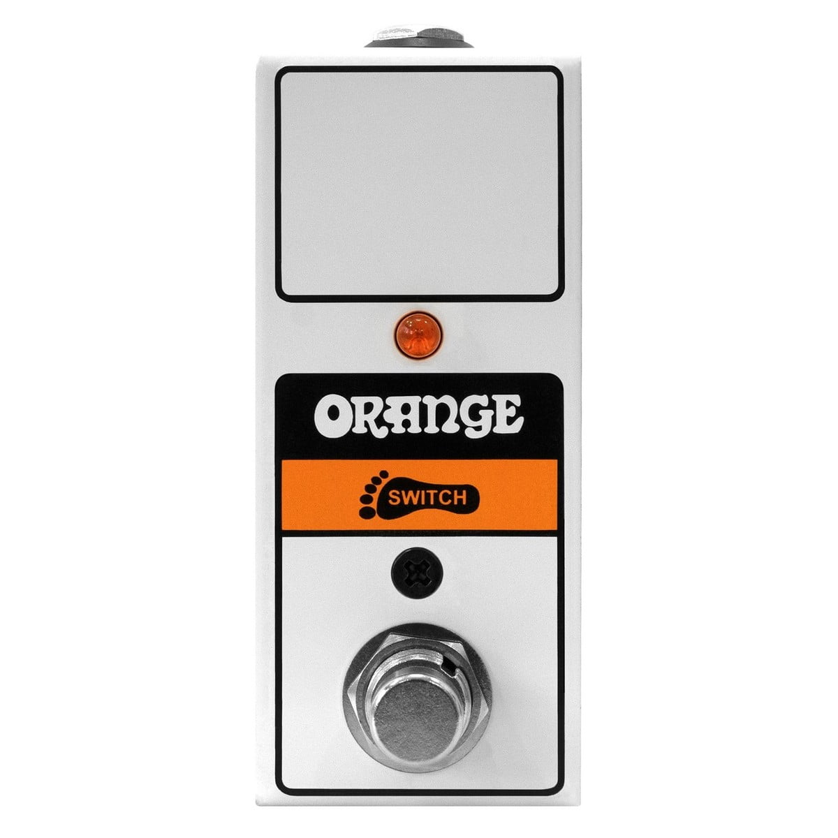 Orange Single Button Mini Footswitch - New Orange Amps                   Guitar Effect Pedal