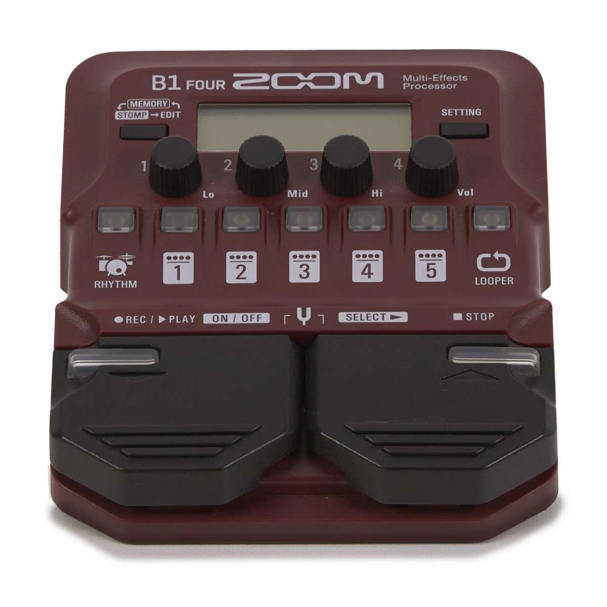 Zoom B1 FOUR Bass Multi-Effects Pedal - Secondhand - New Zoom     Multi Effects              Guitar Effect Pedal