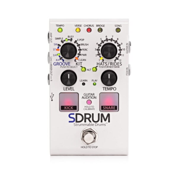 Digitech SDRUM Strummable Drums Pedal - New Digitech Looper Chorus Guitar Effect Pedal