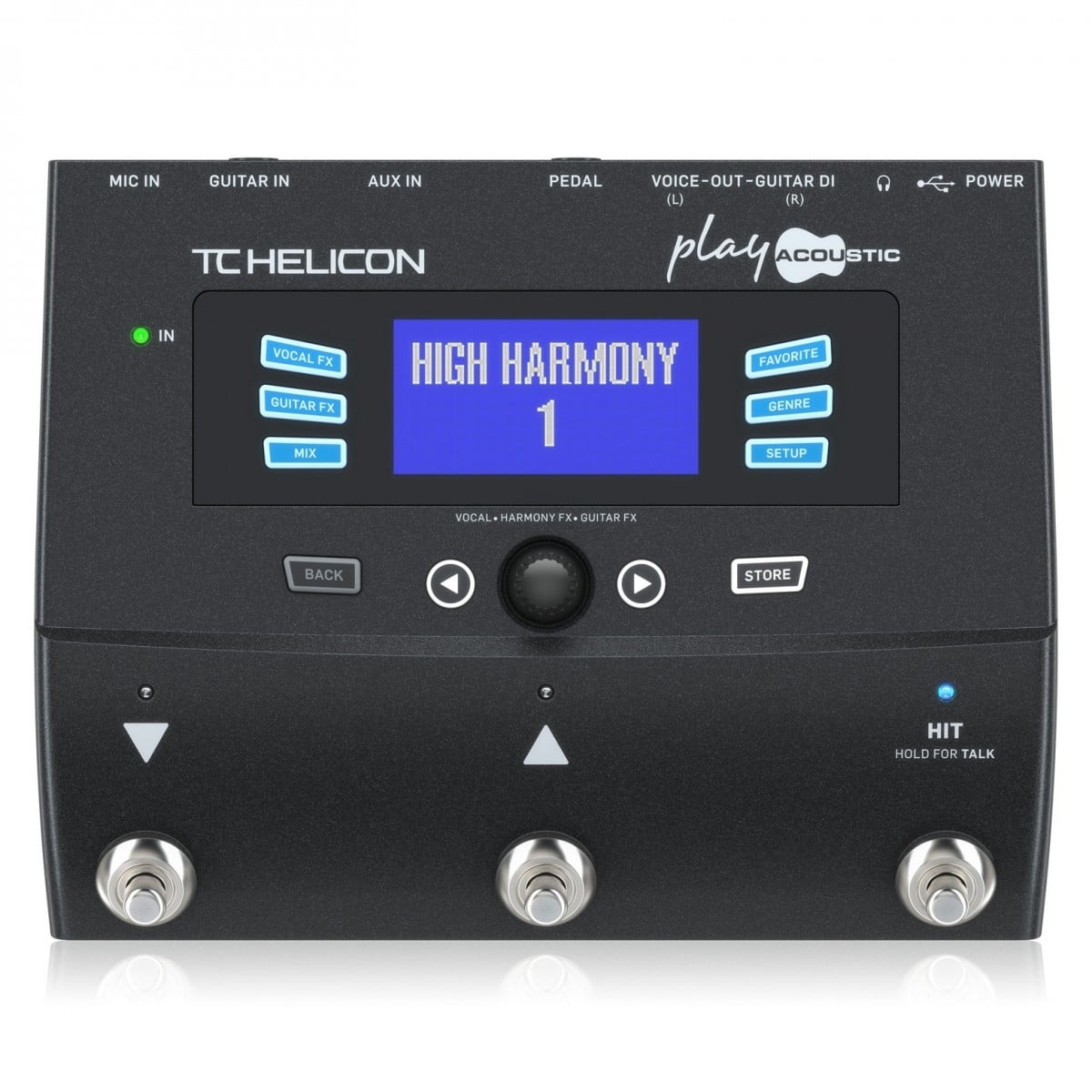 TC Helicon Play Acoustic Pedal - New TC Helicon      Looper     Reverb Delay Chorus EQ     Guitar Effect Pedal
