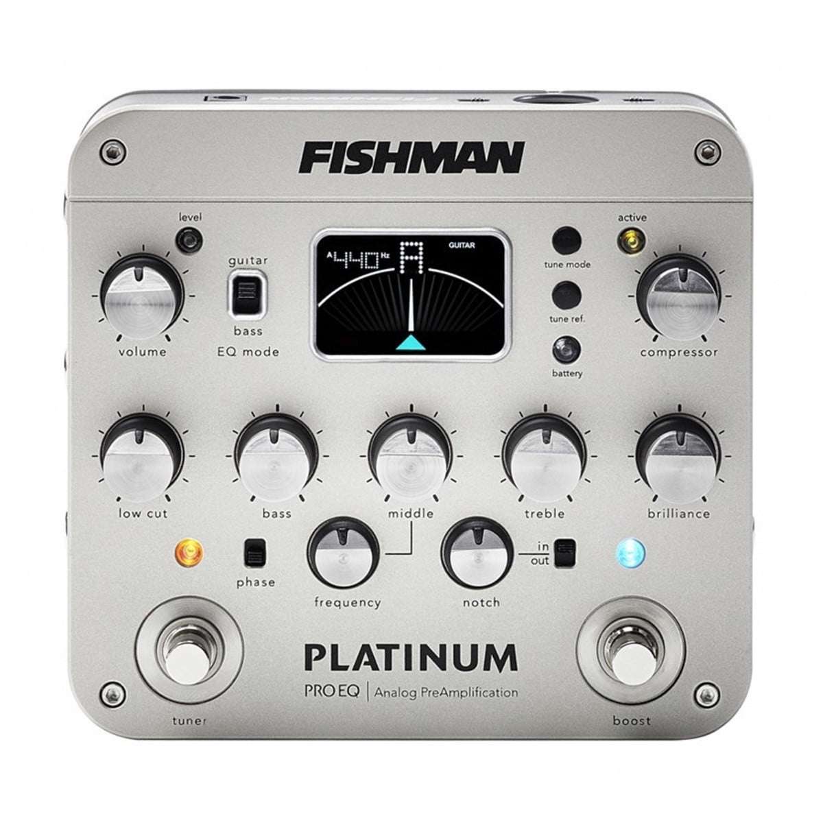 Fishman Platinum Pro EQ/DI Preamp - New Fishman       Phaser       EQ Boost    Guitar Effect Pedal