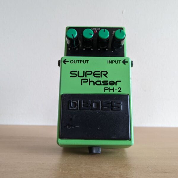 1984 - 1988 Boss PH-2 Super Phaser (Black Label) Green - Used Boss          Phaser      Guitar Effect Pedal