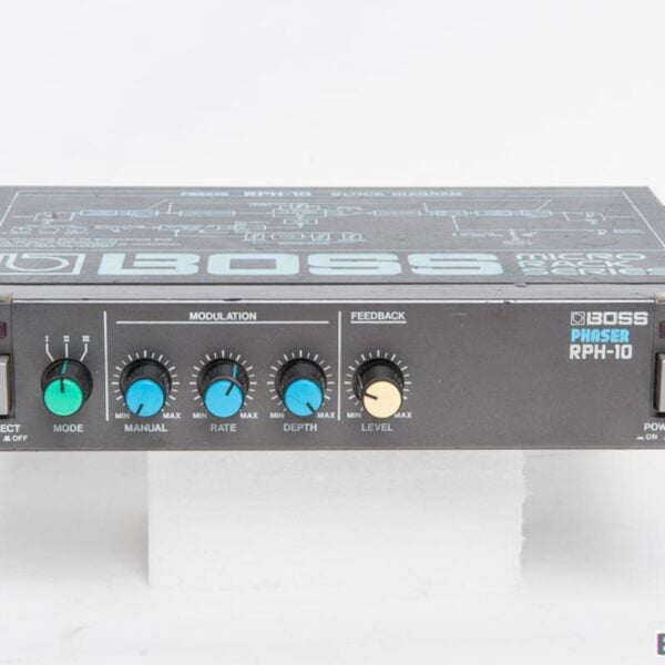 1980s Boss RPH-10 Micro Rack Series Phaser Black - used Boss      Phaser             Guitar Effect Pedal