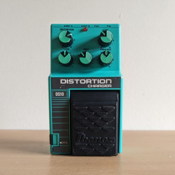 1990s Ibanez DS10 Distortion Charger Green - used Ibanez                 Distortion     Guitar Effect Pedal