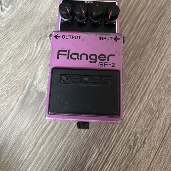 1984 - 1990 Boss BF-2 Flanger (Green Label) Purple - used Boss            Flanger       Guitar Effect Pedal