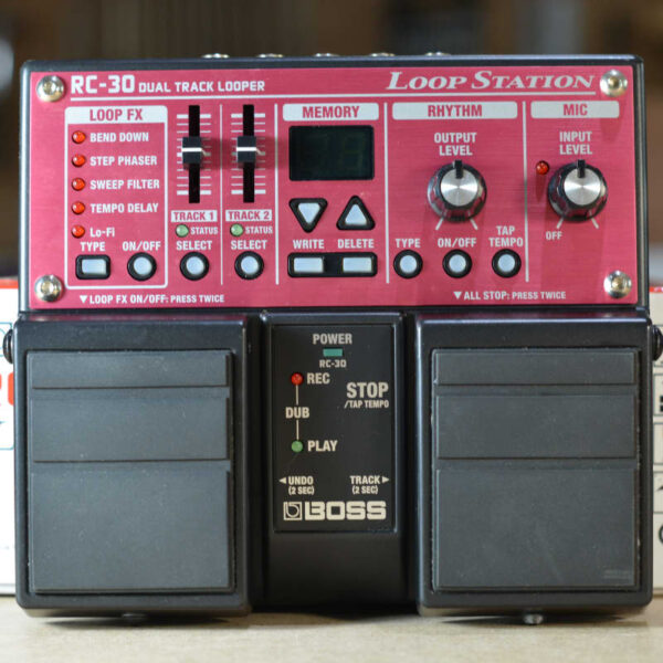 2011 - Present Boss RC-30 Loop Station Red - used Boss           Looper        Guitar Effect Pedal