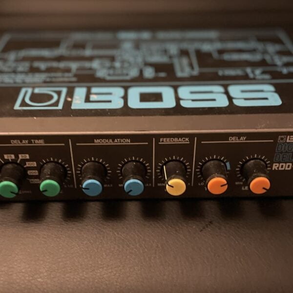 1980s Boss RDD-10 Micro Rack Series Digital Delay Black - used Boss               Delay    Guitar Effect Pedal